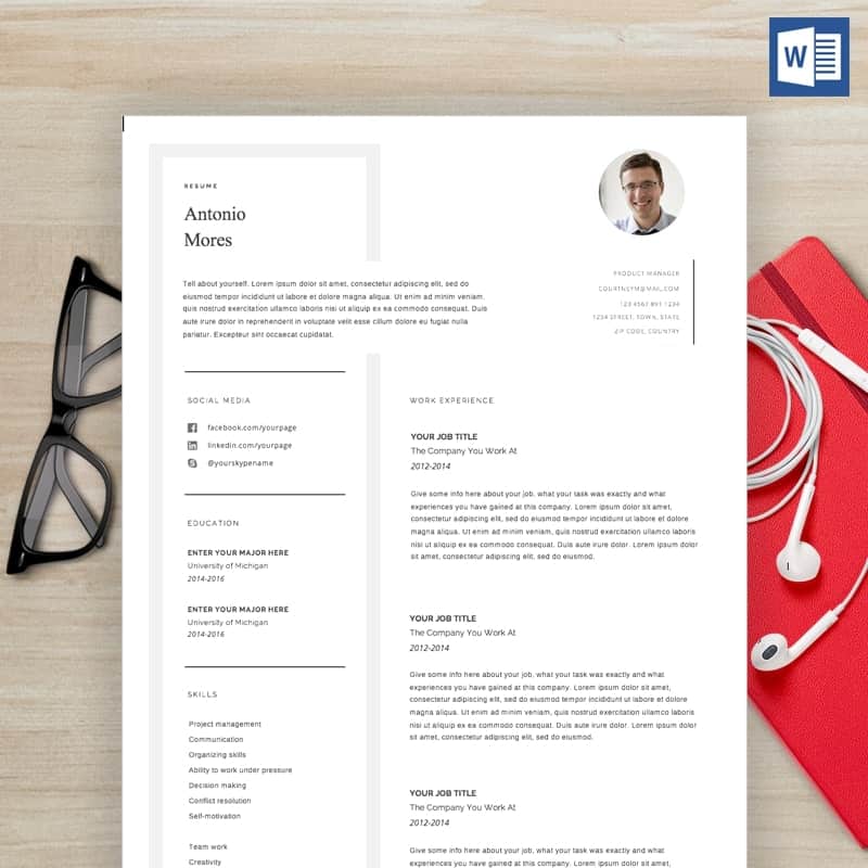 Antonio Mores CV Template